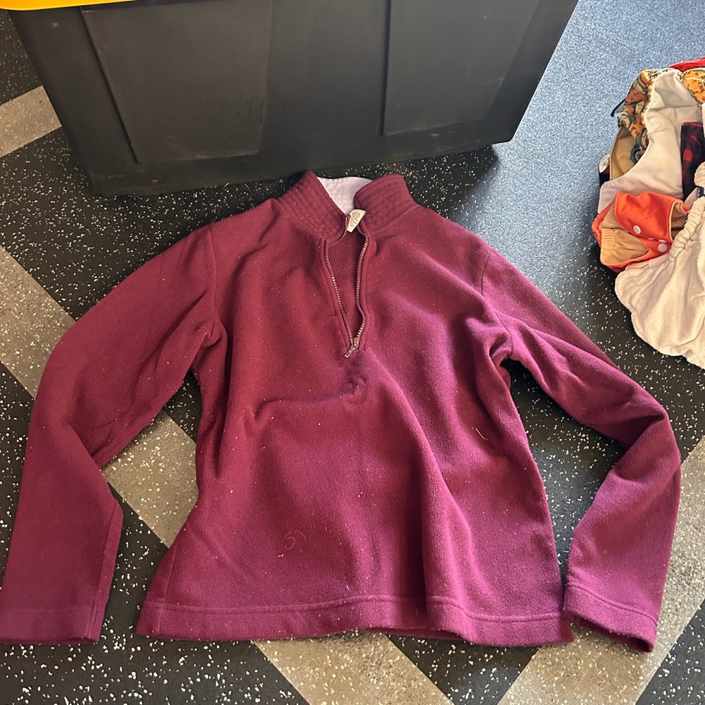 Purple Quarter-Zip Pullover
